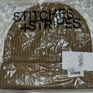 Stitches + Stripes Felix Beanie in Camel